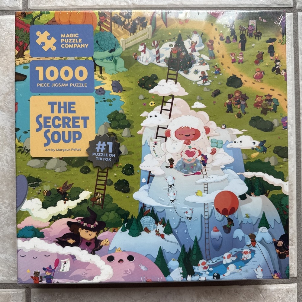 The‎ Secret Soup  1000 Piece Jigsaw Puzzle from 1000 pieces, 21x28 inches